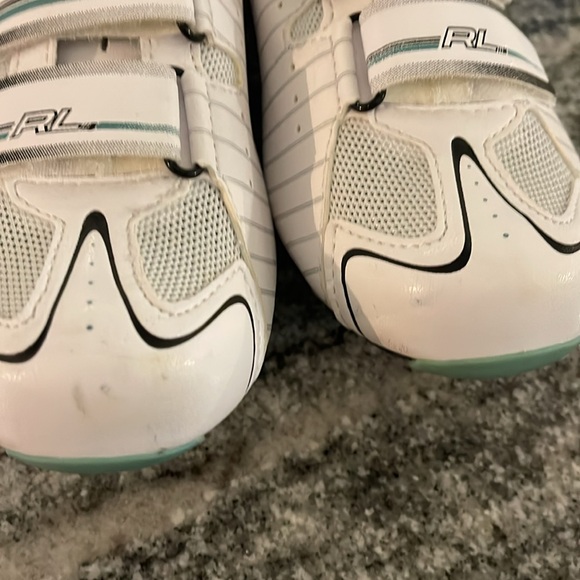 Bontrager Hilo Inform Road Cycling Shoes Women's 5.5 White Teal Black - Picture 6 of 6